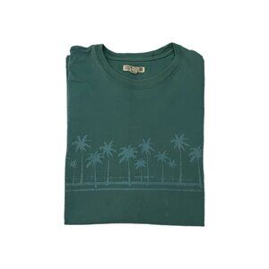 Solitude Brand Palm Tree Tropical Green Graphic T-shirt Size XL